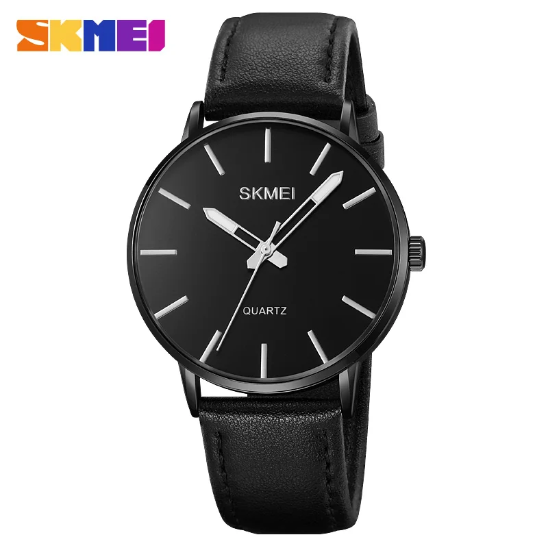 SKMEI Fashion Luxury Quartz Man Watch Sport Casual Waterproof Wristwatch For Men Simple Dial Original Design Youth Male Clock