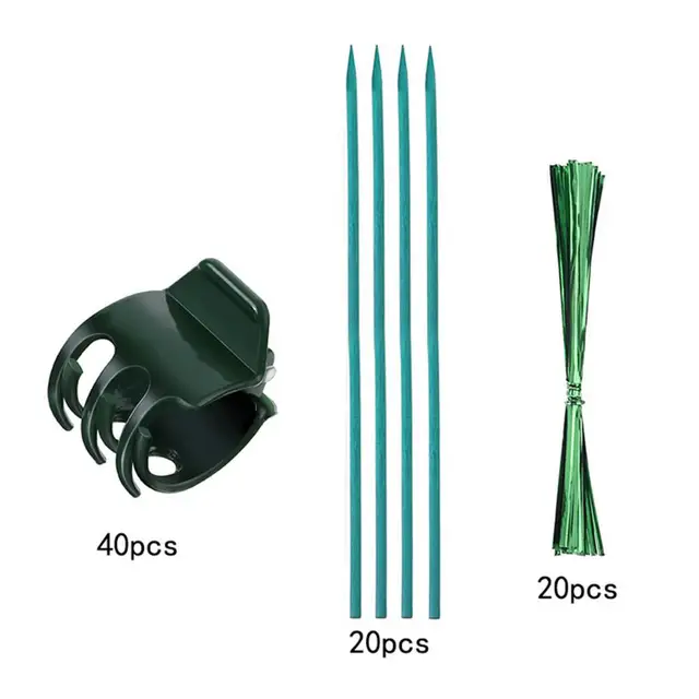 Kreatív Könnyű Vízálló Orchidea Klipüzem Támogatja Az Udvar Kiegészítő Növény Bambuszpálcákat Virágpálcák