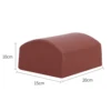 Bolster Pillow Half Moon Pillow PU Leather Support for Foot Lower Back Legs 5