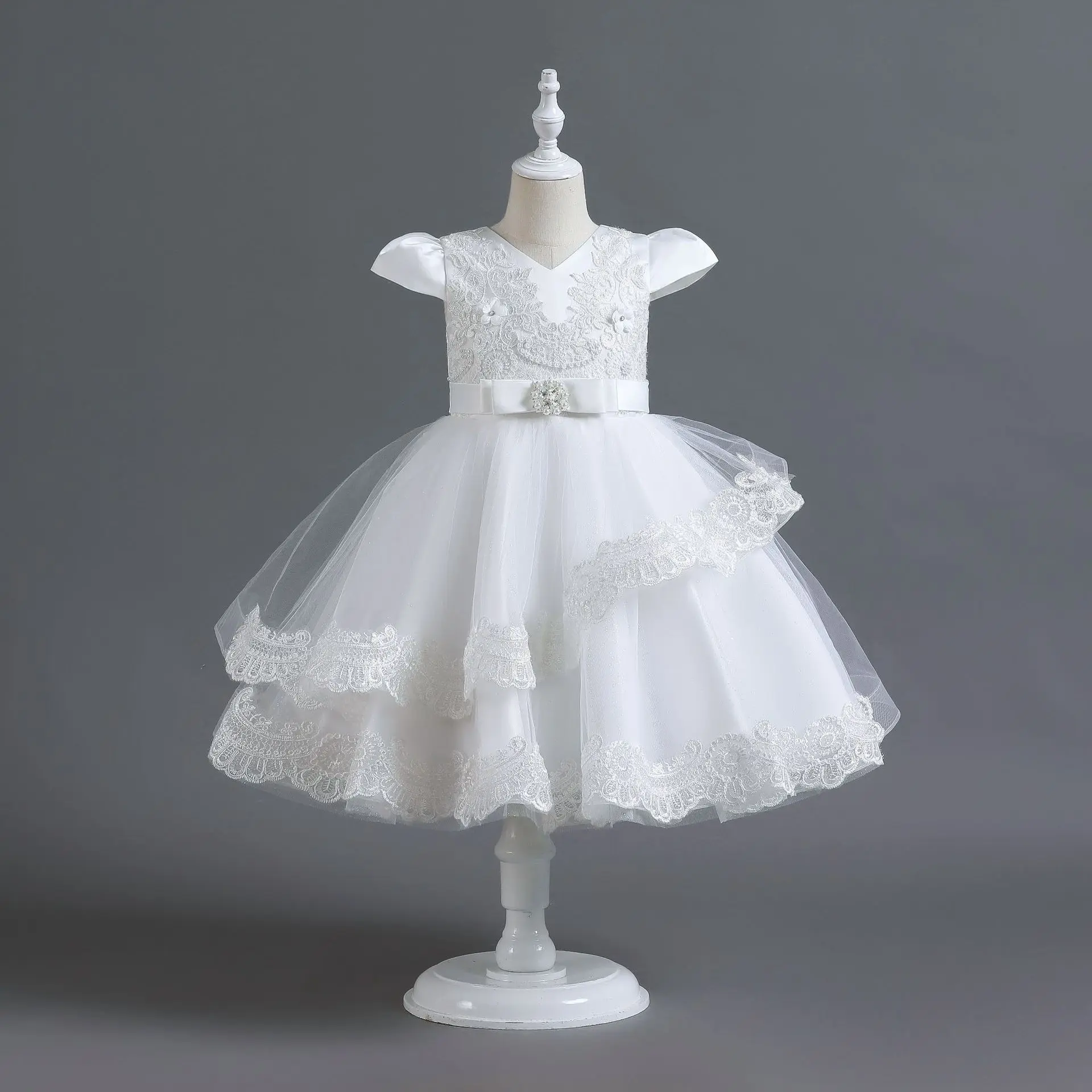 

New Children's Clothing Children's Dress Wedding Dress Princess Dress Little Girl Party Host Dress Flower Girl Dress