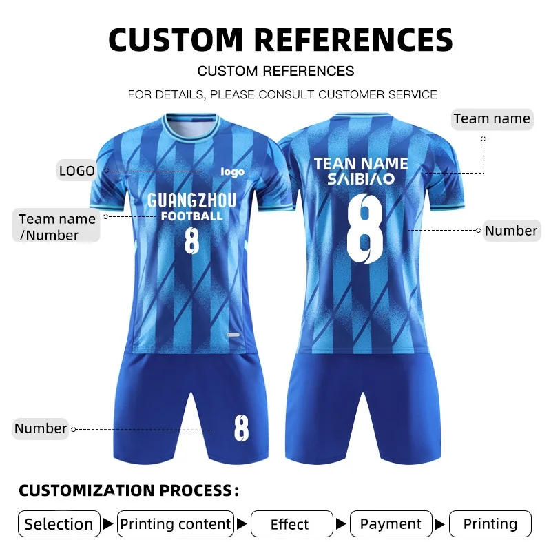 Adult Kids Personalize Football Jerseys Soccer Uniform MAN Women Team Training Quick-Drying Sportswear Futsal Tracksuit Outfit football uniform sports uniform sets