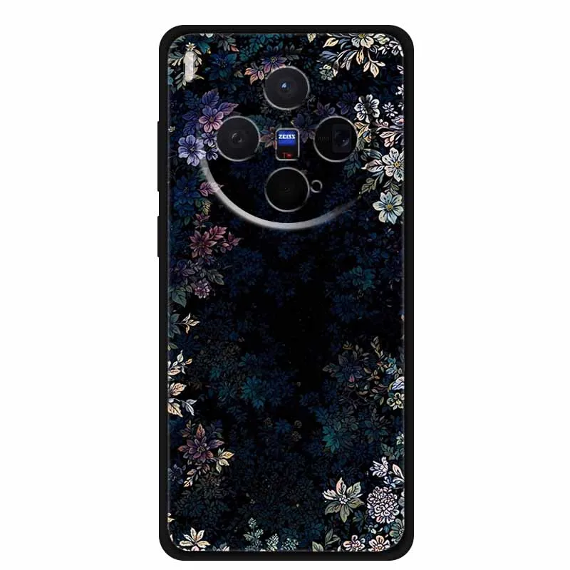 Black TPU Soft Silicone Phone Case  - Fashionable Anime Design with Protective Bumper