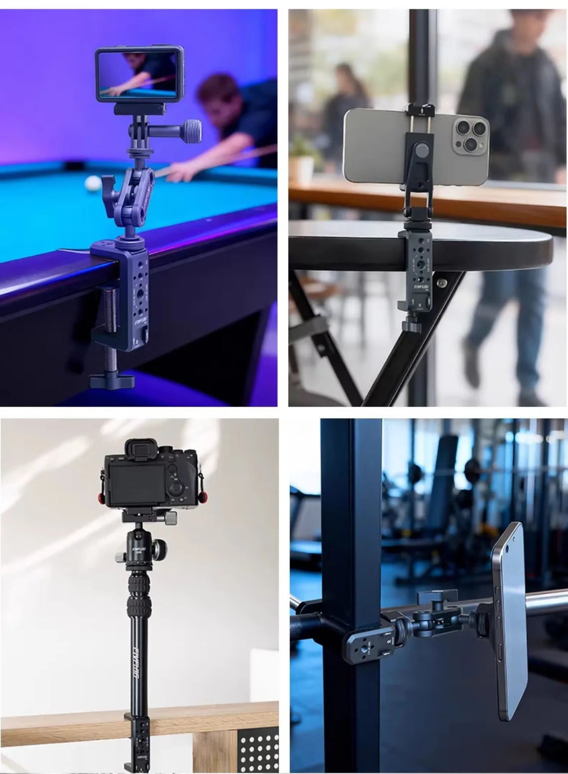 תושבת שולחנית למצלמת DSLR לסטודיו לצילום - מעמד תאורה