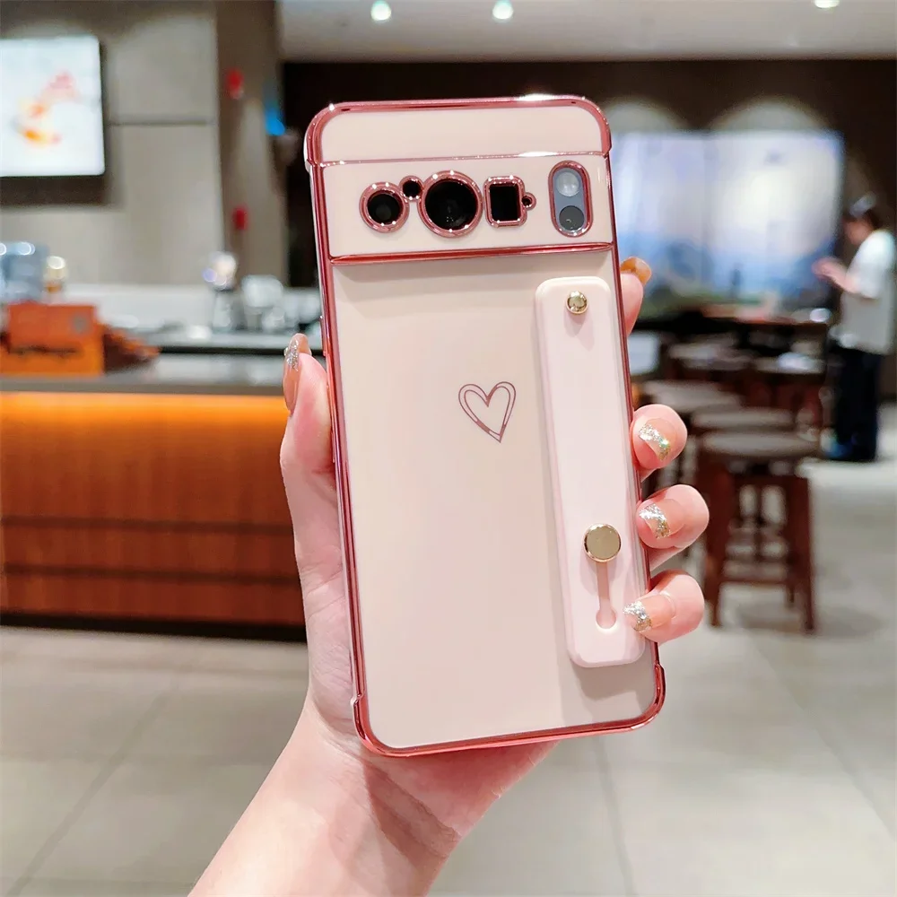 Charming Love Heart Shockproof Case with Stand Holder and Airbag Cushioning