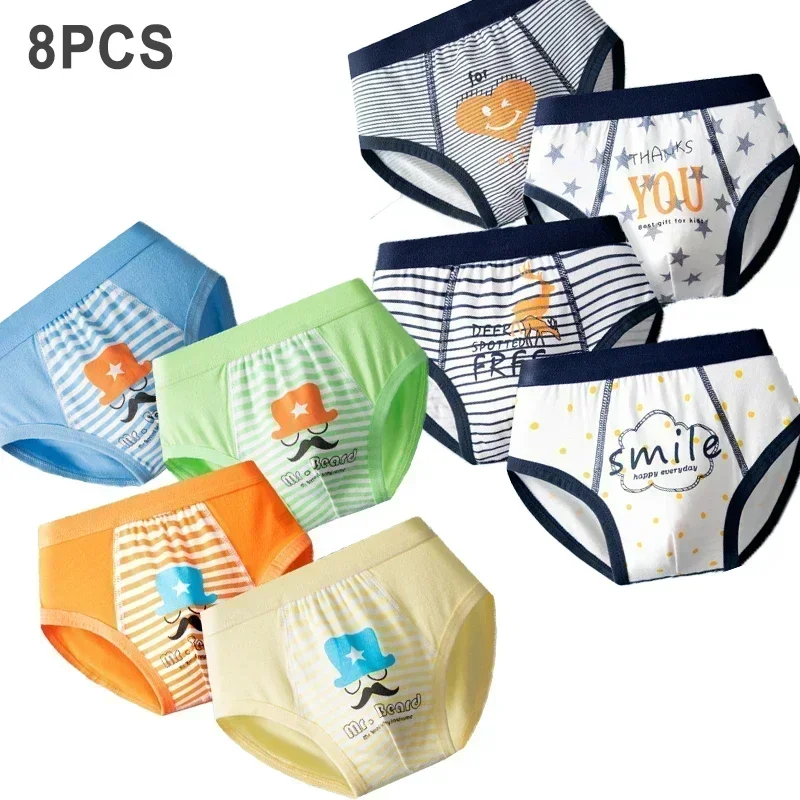 Multipack Cotton Boy Briefs Panties Excavator Pattern Kids Underpants Breathable Cartoon Design Child Hot Shorts Boys Underwear 3
