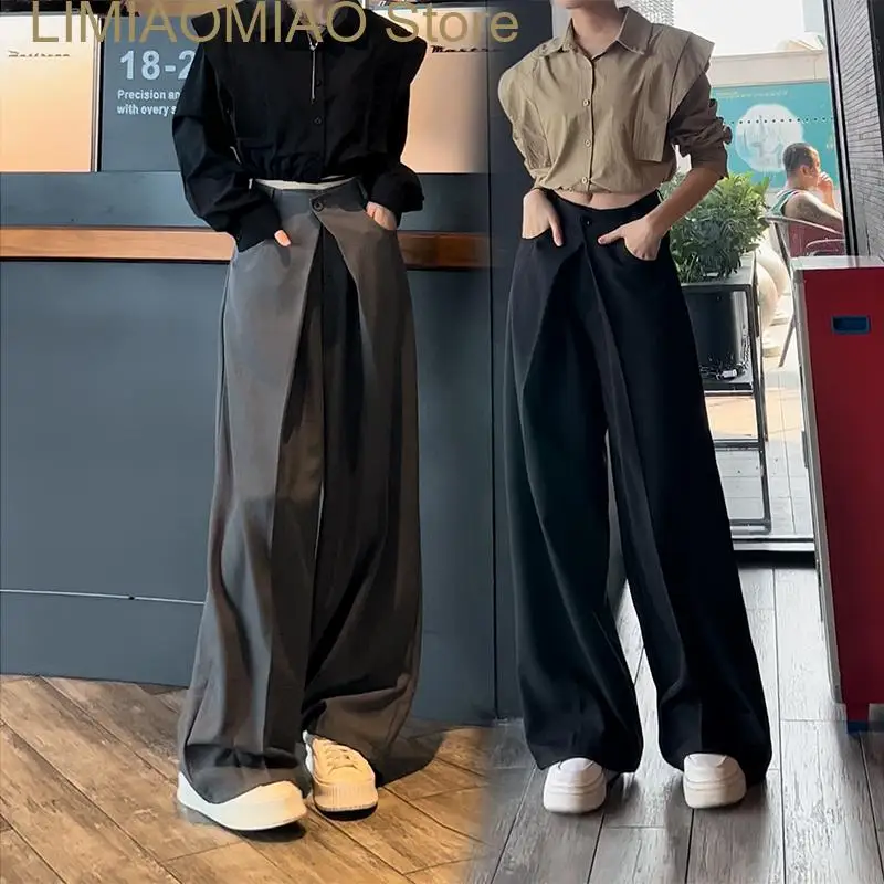 New vintage formal office Pants Women High Street Fashion Korean Style Casual Pants and trousers wholesale
