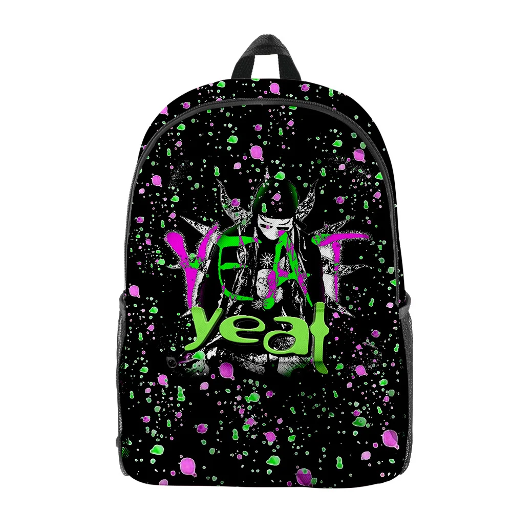 Classic Novelty Yeat Rapper pupil Bookbag Notebook Backpacks 3D Print Oxford Waterproof Boys/Girls Fashion Travel Backpacks
