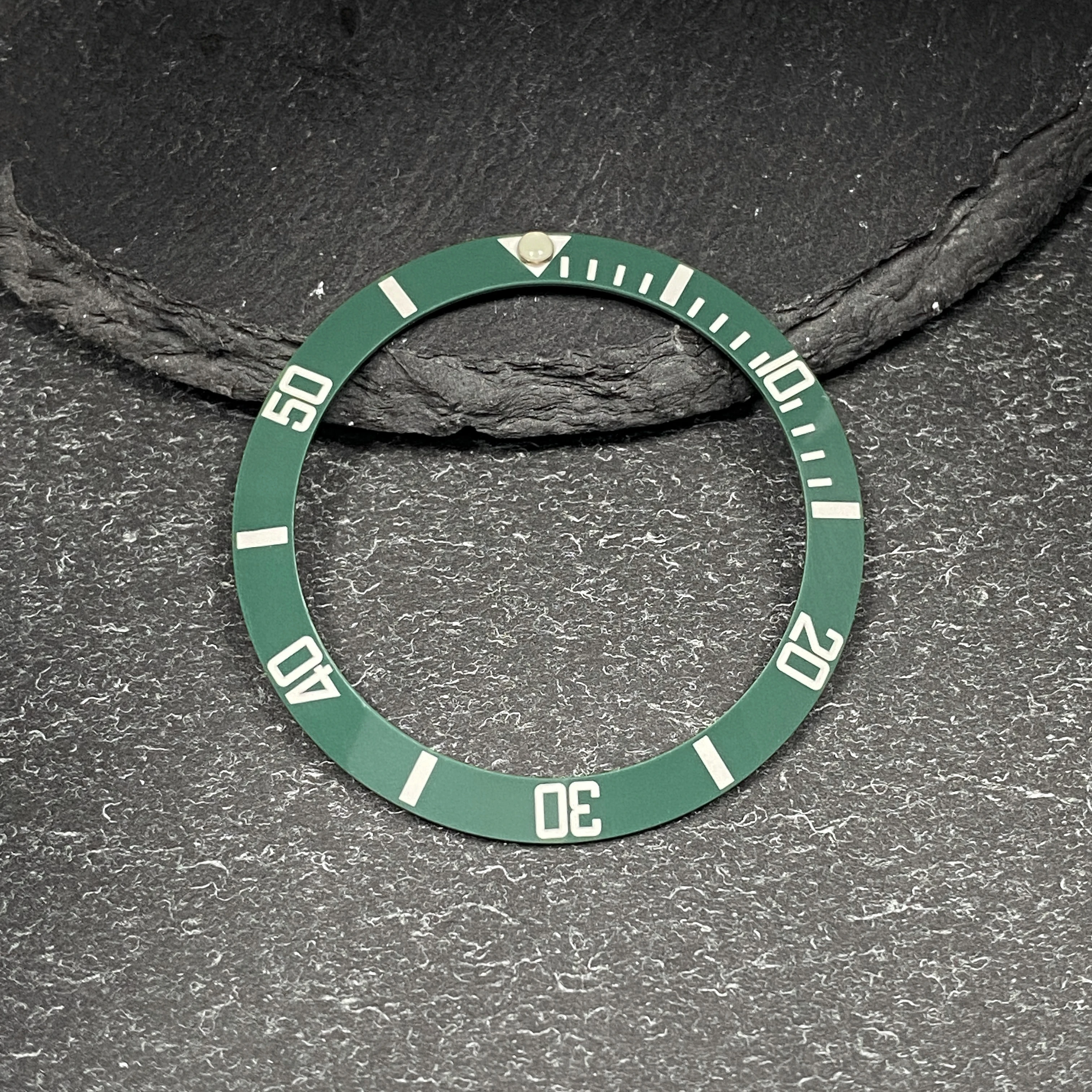 Premium 38*30.6MM Ceramic/Aluminum Watch Bezel Insert