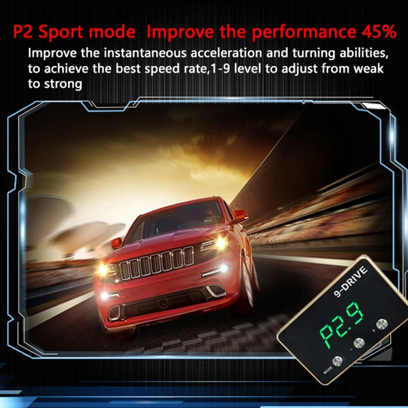 Controller di Risposta dell'Acceleratore con 9 Modalità di Guida, Potenziatore di Accelerazione per Corse, Accessorio per Tuning - Image 6