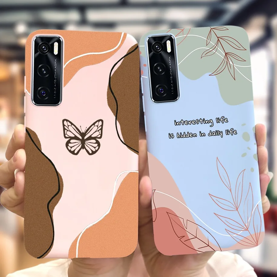 Sleek Matte Shockproof Phone Case with Cool Painted Design