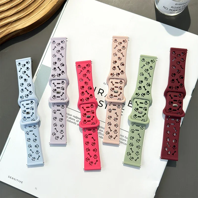 Versatile Silicone Watch Strap - Available in 18mm, 20mm, 22mm Sizes