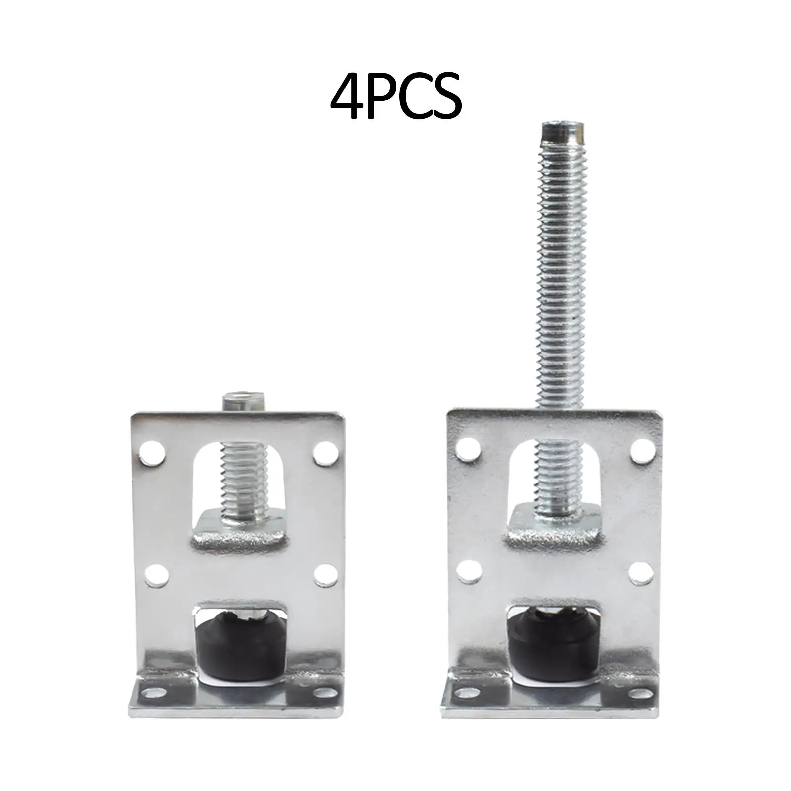 4Pcs Adjustable Furniture Leveling Feet Accessories Mounting Bracket for Cabinet Sturdy Multipurpose Simple Installation