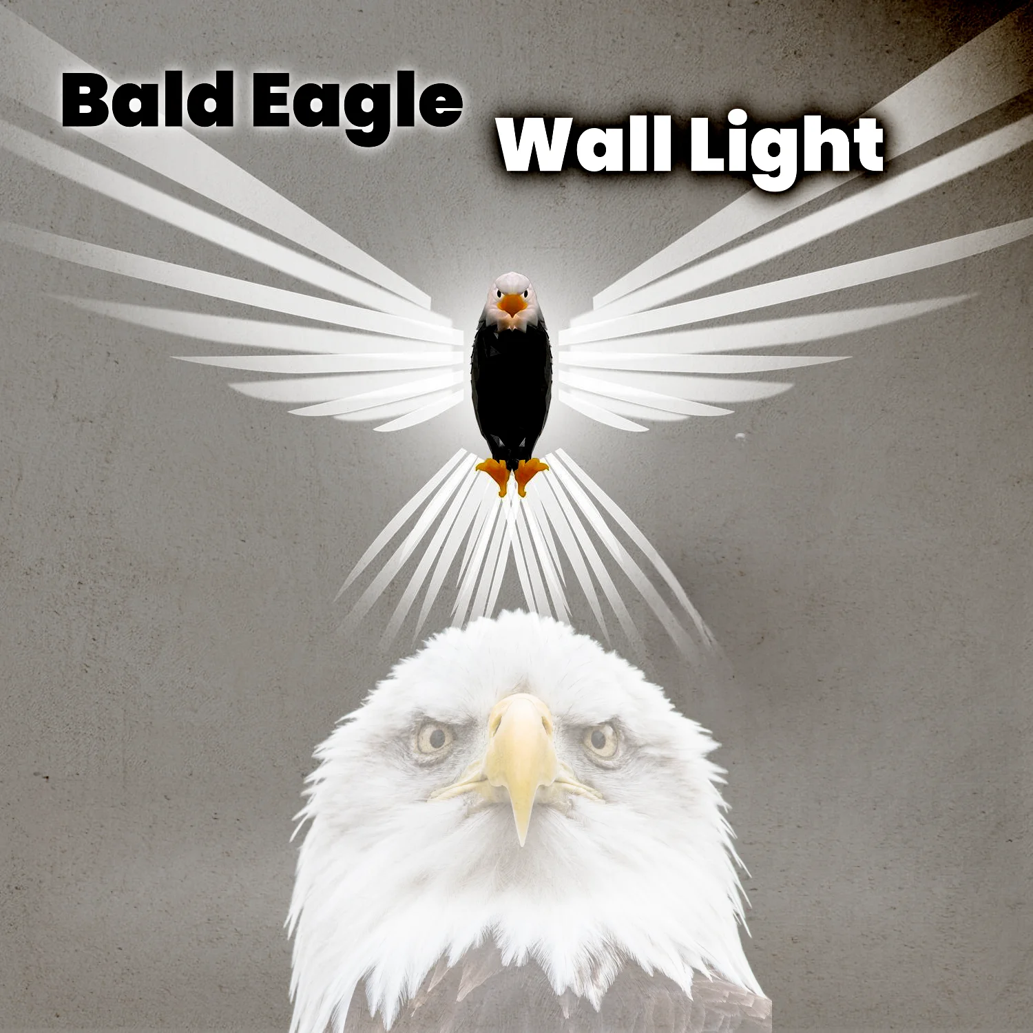 Bald Eagle Night Light Projection Lamp Tape Remote Control Rechargeable Children's Gift Bedroom Decorations Room Decor night light star projector lamp moon projector light