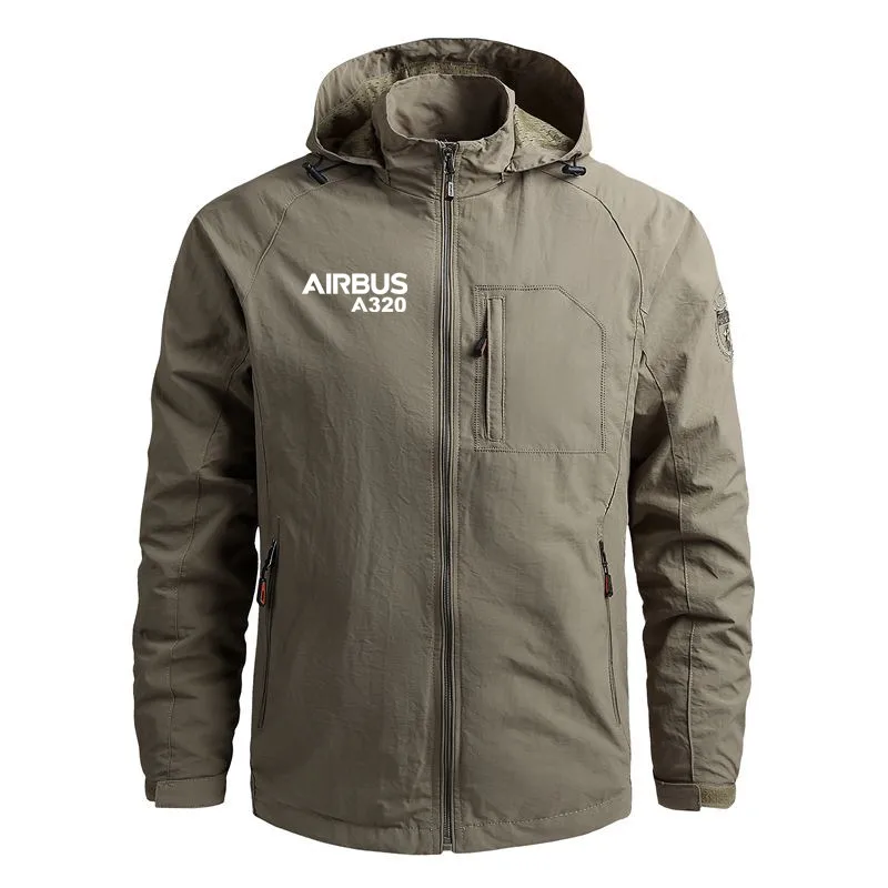 New Pilots Airbus A320 Outerwear Casual Hooded Flight Aviation Windbreakers Lightweight Men Jackets Coats 2