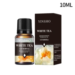 Herbal Aromatherapy Candle with Coffee, Sandalwood, Vanilla, and Rose Essential Oils (White Tea)