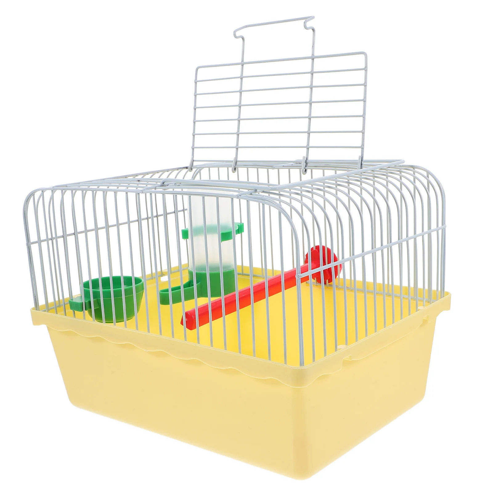 Spacious Bird Carrier for Travel Portable Bird Travel Cage with Perch Food Box Waterer Parrot Outing Carrying Cage Lightweight - Image 6