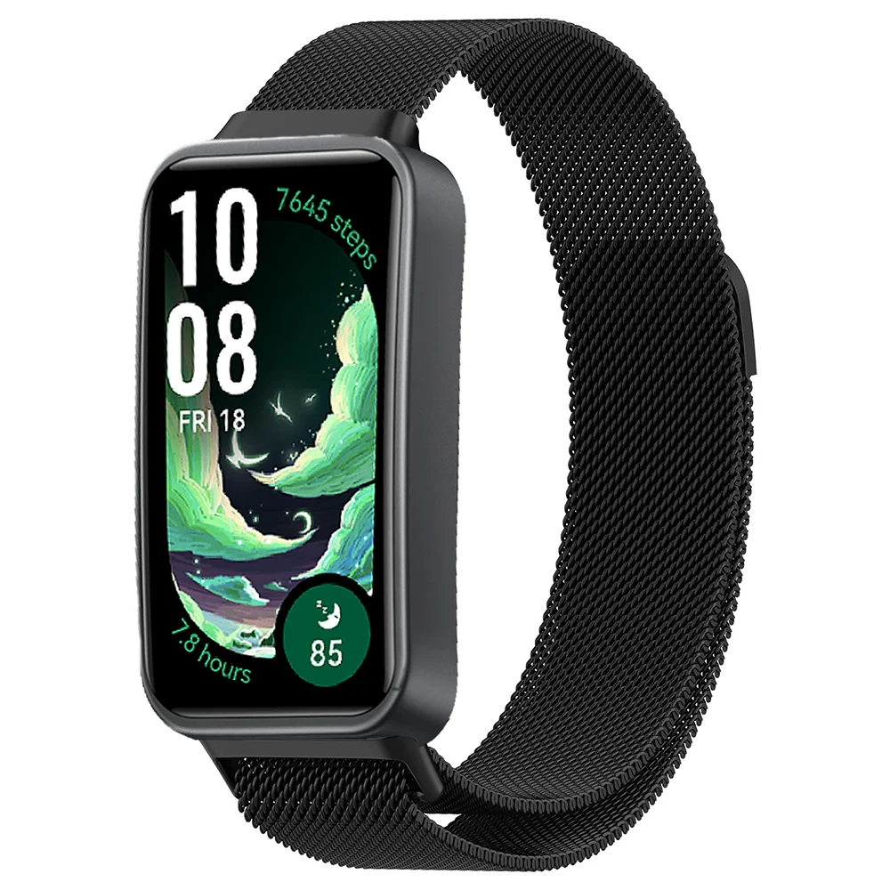 Milanese Loop Metal Magnetic Bracelet Watchband - Breathable & Replaceable