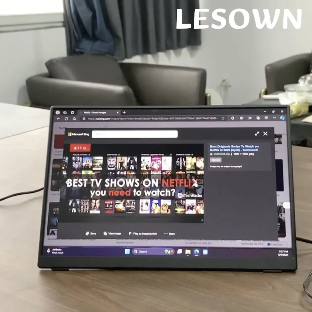 LESOWN 16-дюймовый 120Гц ЖК-монитор