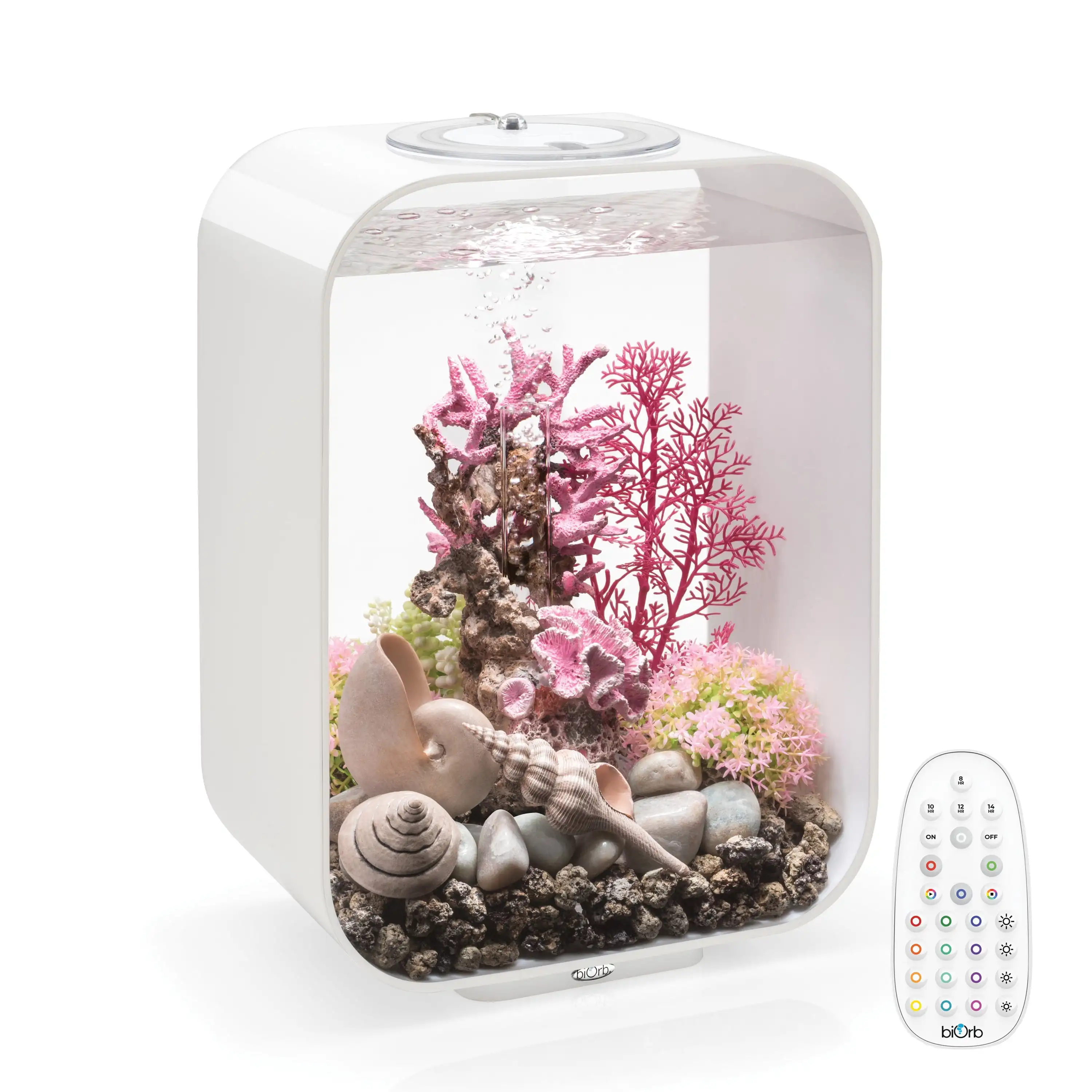 

biOrb LIFE 15 Aquarium with MCR Light - 4 gallon, white