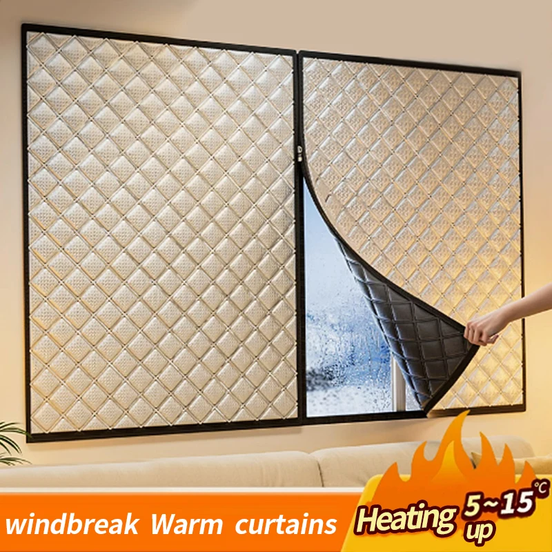 Zippered Winter Curtains 1