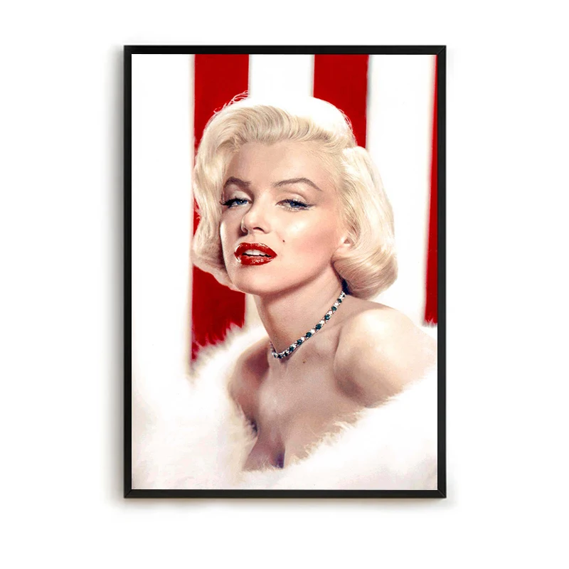 

Marilyn Monroe Home Decor Sexy Aesthetic Room Decoration Movie Star Decorative Prints Wall Painting Canvas Poster Movies and Tv