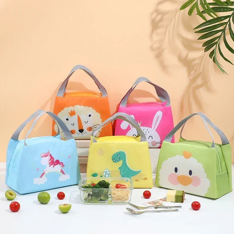 Kawaii Portable Fridge Thermal Bag Women Children's School Thermal Insulated Lunch Box Tote Food Small Cooler Bag Pouch 6
