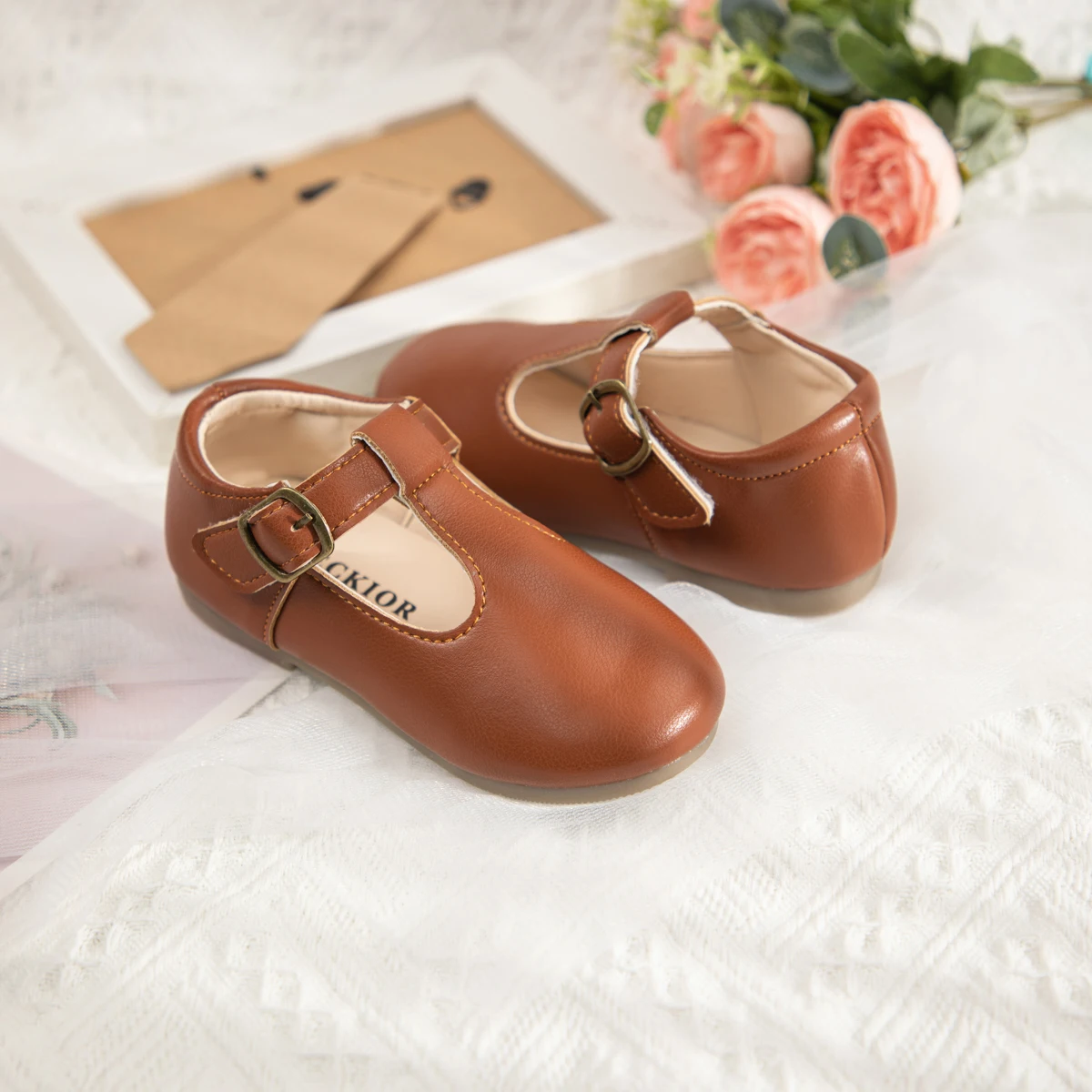 Meckior neue Kinder Mädchen Schuhe neue Mokassins Bonbon Farbe weichen Boden rutsch feste Kinderschuhe Mode Party Prinzessin Schuhe – Detail 13