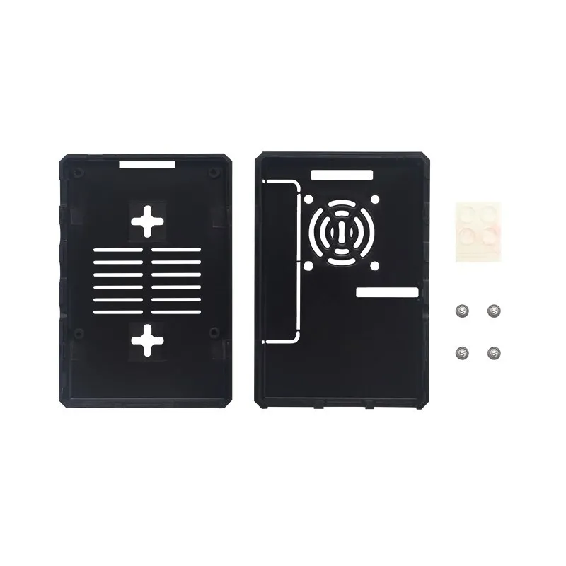 Abs para Raspberry pi Modelo b Shell Plástico Removível Gpio Capa com Ventilador de Refrigeração para Raspberry pi 4b Case - Imagem 5