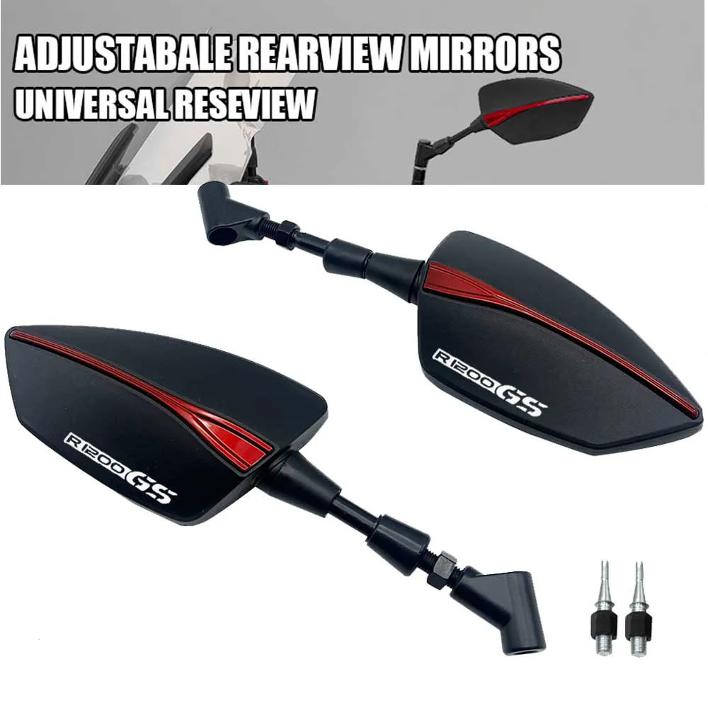 

For BMW R1200GS R1250GS Motorcycle Rear View Mirrors Rearview Handlebar Mirror Accessories R1250 R1200 R 1250 1200 GS