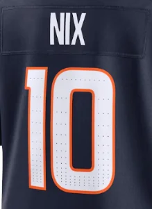 thumbnail image 1 of Camisetas de fútbol de la famosa marca Denver con bordados personalizados para hombres, mujeres y jóvenes #10 NIX #31 SIMMONS #2 SURTAIN II #7 ELWAY, 1 of 5
