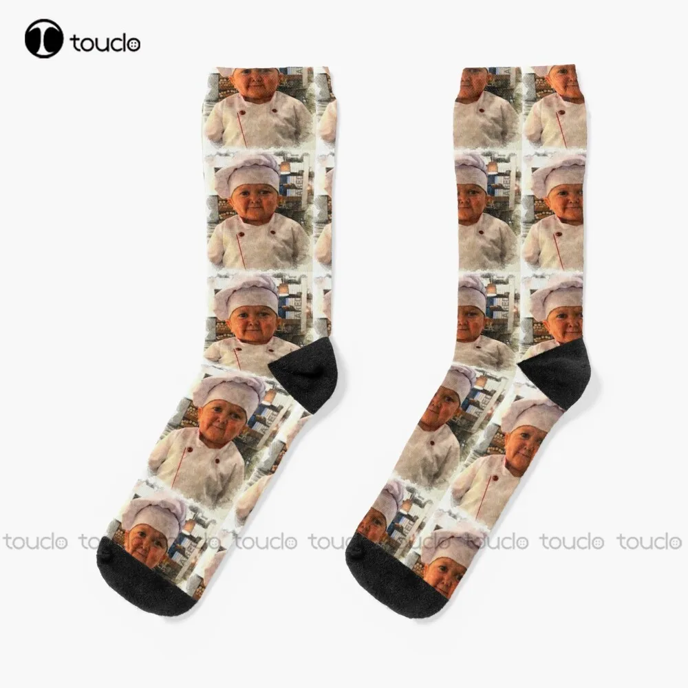 

Hasbulla Magomedov Socks Black Long Socks 360° Digital Print Unisex Adult Teen Youth Socks Personalized Custom Gift Funny Sock