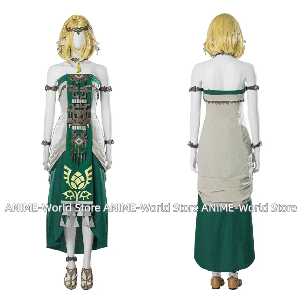 

Beautiful Princess Long Dress Disguise Princess Cosplay Costume Fantasy and Accessories Outfit Halloween Costume for Woman