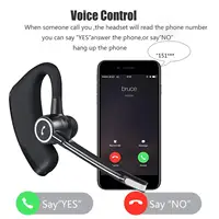 Business Wireless Headset Handsfree Earphones for Both Right Left Ear for Android IOS Phones Wireless Noise Cancelling Headphone 2