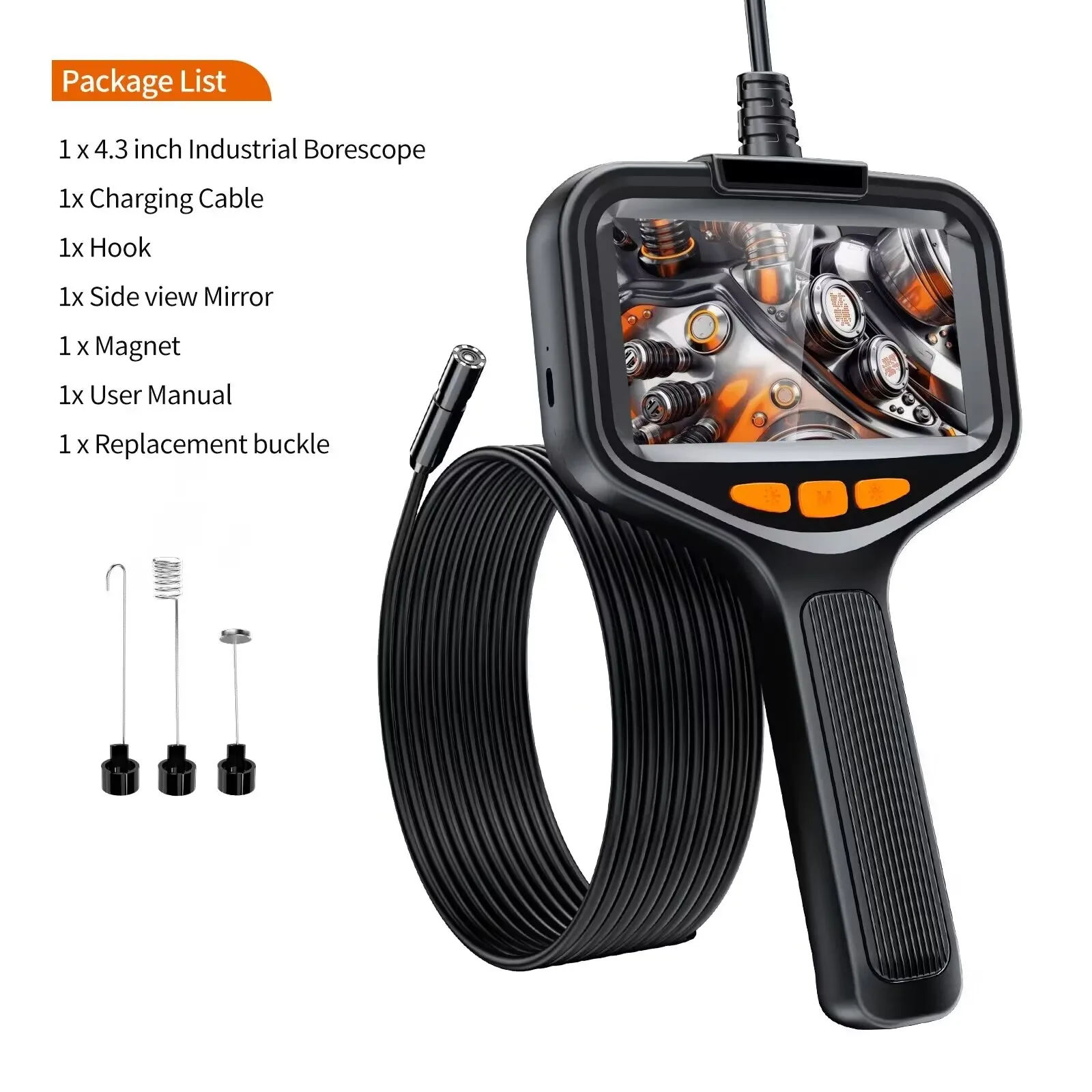 BLOW G30 Endoscoop Inspectie Camera met scherm - 1080p HD - IP67