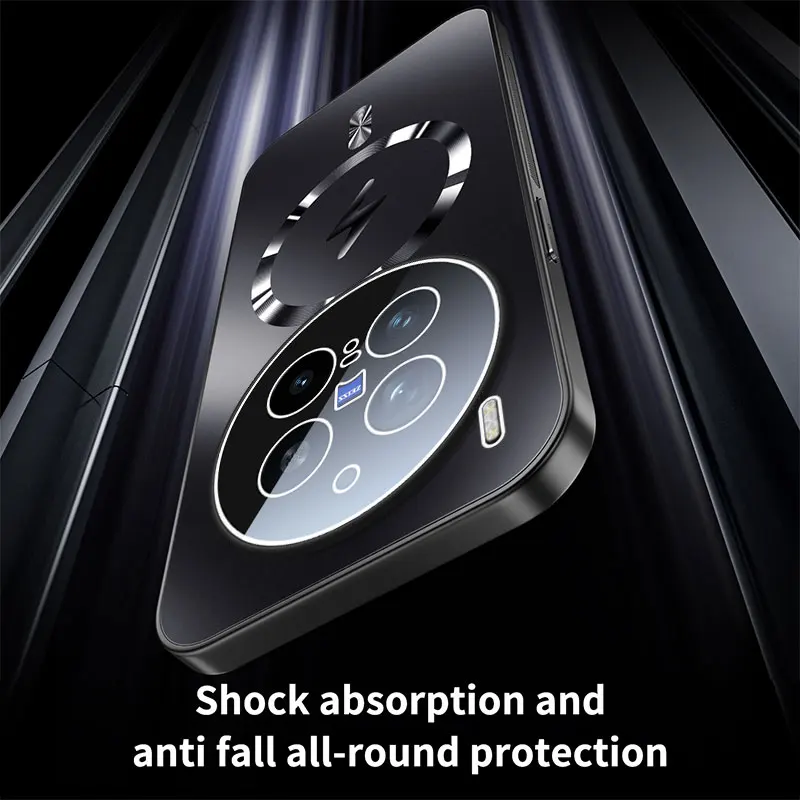 Magnetic Magsafe Matte Frosted Case with Camera Lens Protection & Wireless Charging Compatibility