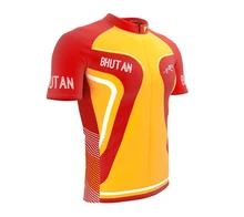 

Men's 2022 BHUTAN Race Cycling Jersey Vintage Team Sports Cycling Top Quick Dry Classic Summer Customizable Breathable Polyester