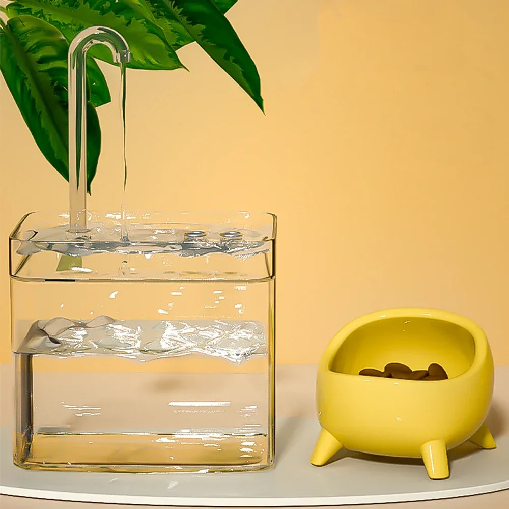 Title 6, Cat Water Fountain Auto Filter Transparent Cat ...