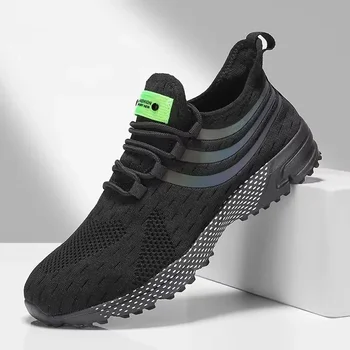 جديد الرجال احذية الجري دائم شبكة سطح تصميم تنفس رائحة برهان المضادة للانزلاق وحيد رياضة التدريب التنس الأشرطة حذاء كاجوال 5