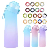 650ml Flavored Water Bottle Sports Alr Up Drinking Bottle 7/18 Fruit Fragrance Pods Water Cup Outdoor Sports Drink Water Bottle 1