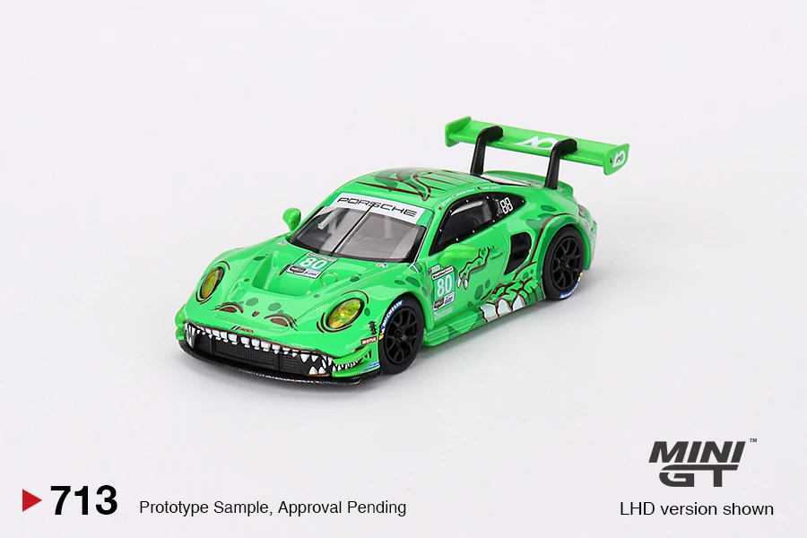 

Модель автомобиля под давлением MINIGT 1:64 713 911 GTR #80 GTD