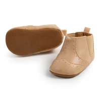 Soft soled boys' boots, comfortable anti slip boots for indoor and outdoor travel, spring and autumn 4