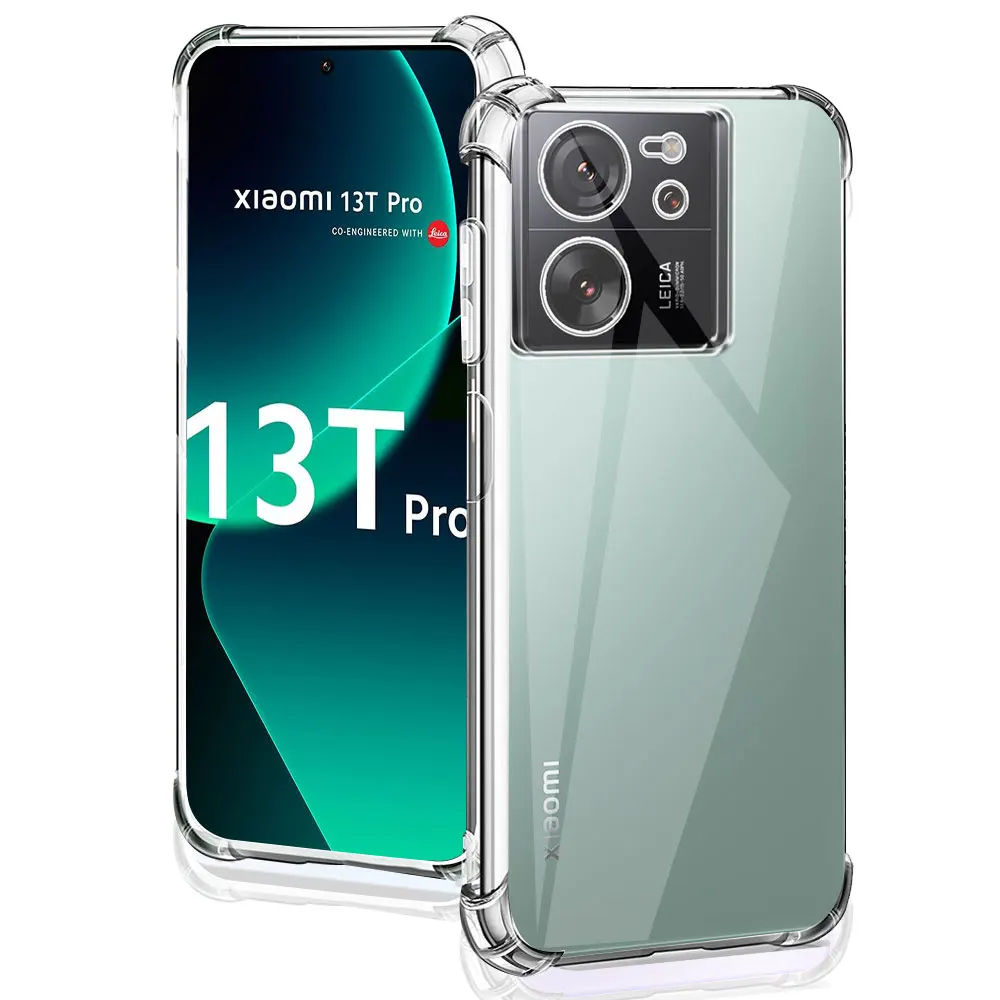 Per Xiaomi 13T Pro Custodia In Silicone Soft Clear Cover Posteriore Antiurto Per Xiaomi 13T Custodia Per Telefono Per Xiaomi 13T Pro Coque Clear Funda