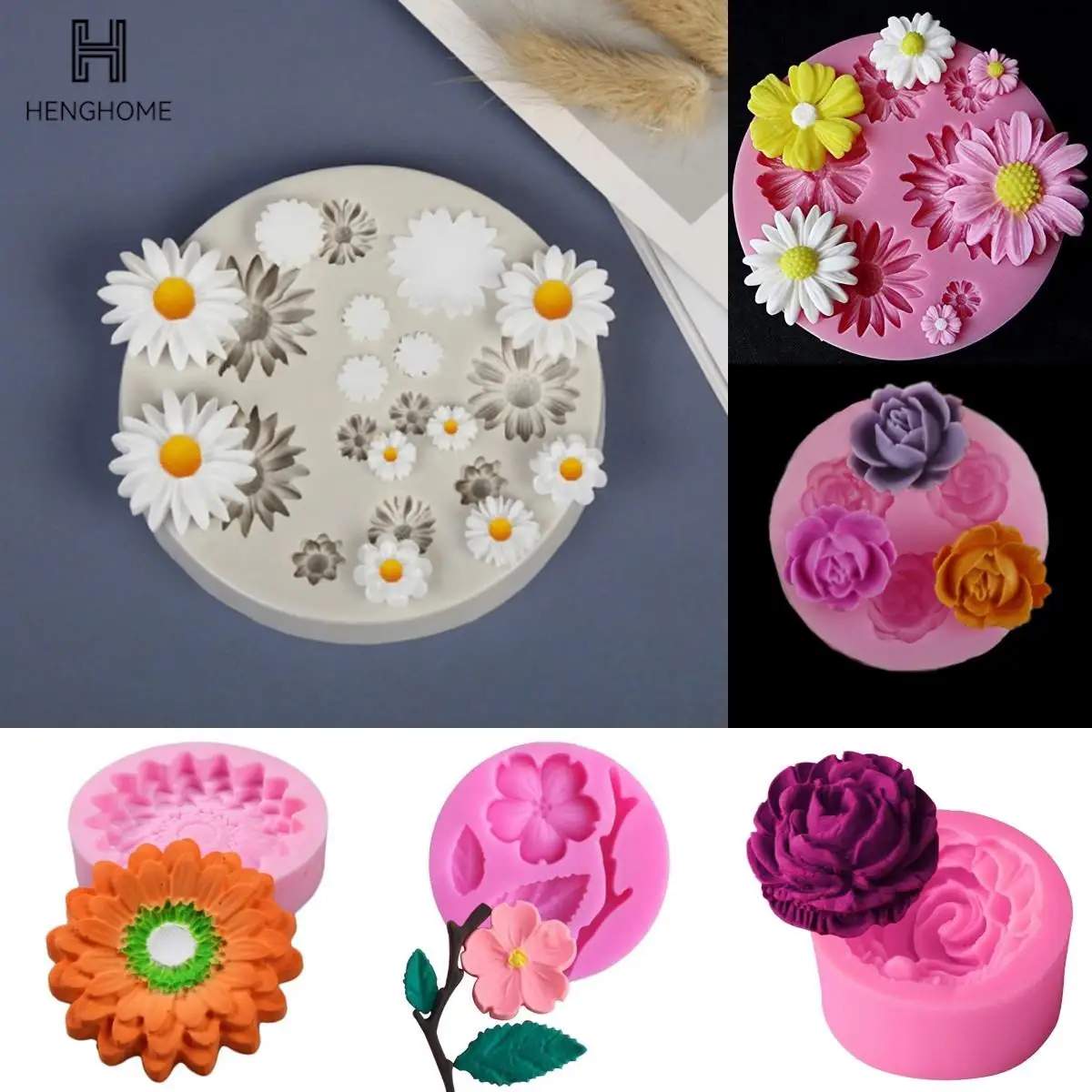 New Arrival Famous Brand Logo Silicone Molds Fondant Craft Cake Candy  Chocolate Sugarcraft Ice Pastry Baking Tool Mould