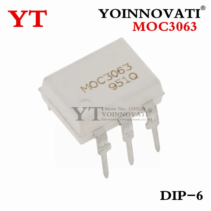 10PCS MOC3010 MOC3020 MOC3021 MOC3023 MOC3041 MOC3043 MOC3052 MOC3061 ...