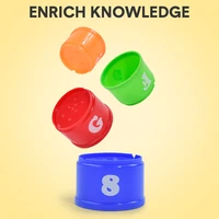 9-teiliges Stapeltassen Spielzeug für Kinder – Bild 5