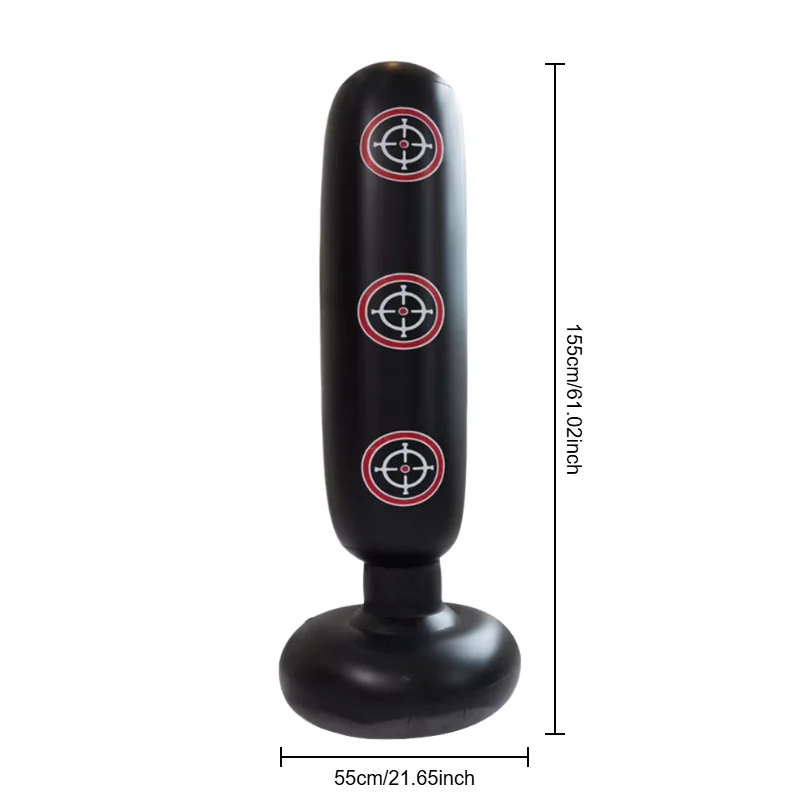 Boxing Punching Bag Inflatable For Kids And Adults Boxing Blow Up Bop Freestanding Punch Children's Sandbag Fitness Standing Training