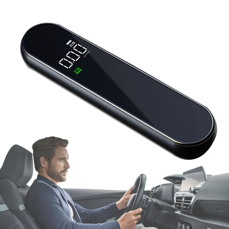 

Alcohol Breathalyzer Accurate Alcohol Blower Breathalyze Digital LED Display Portable Alcohol Detector Non-contact Breath