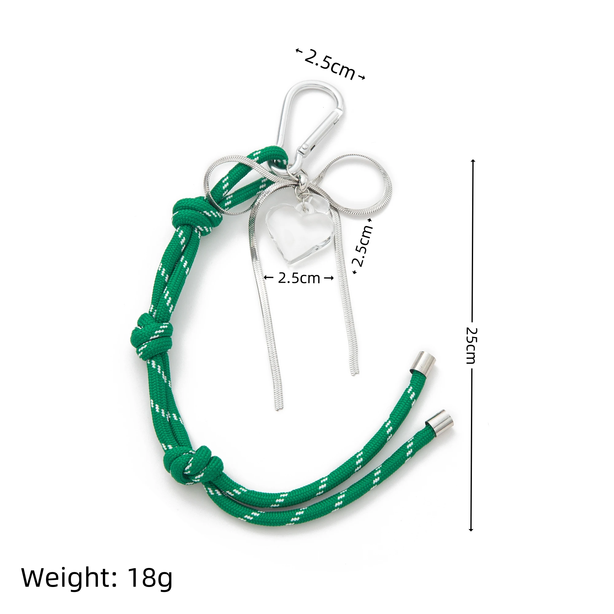 Modischer und beliebter herzförmiger Schlüsselanhänger in Schleifenform, Schmuck-Geschenk-Dekorationszubehör – Detail 6