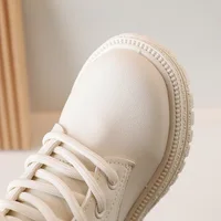 Weiße Mädchen Boots – Bild 4