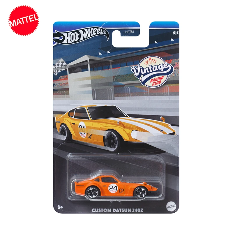 

Оригинальные игрушки Mattel Hot Wheels 1/64, литой винтажный гоночный клуб, модель автомобиля Datsun 240z на заказ, игрушка для мальчиков, подарок на день рождения